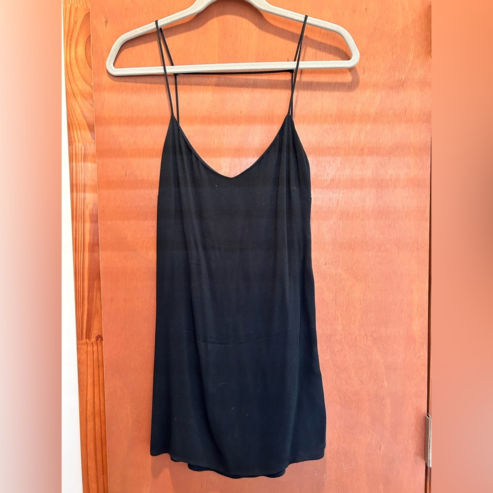 Reformation black mini dress (size xs)